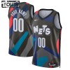 Brooklyn Nets Custom Nike 2023-24 City Edition Musta Pelipaidat Swingman - Lasten